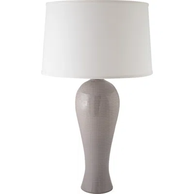 Riverceramic Potters Mark 30" Gloss Swanky Gray Ceramic Table Lamp