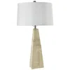 Riverceramic ® Prairie Alabaster Column Table Lamp