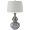 Riverceramic River Ceramic Iconic 30 1/2" Gloss Blue Mist Gray Ceramic Table Lamp