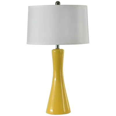 Riverceramic Stratus Straw Tapered Vase Table Lamp