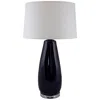 Riverceramic Tear Drop Gloss Navy Table Lamp