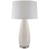 Riverceramic Tear Drop Gloss White Table Lamp