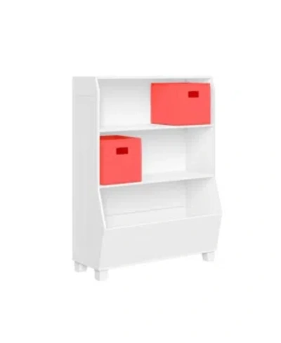 Riverridge Home Kids Book Case With Toy Organizer In Open Orange