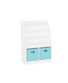 Riverridge Home Kids Book Rack With 2 Cubbies In Open Blue