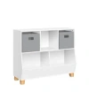Riverridge Home Kids Catch All Multi Cubby Toy Organizer In Gray