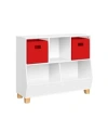 Riverridge Home Kids Catch All Multi Cubby Toy Organizer In Red
