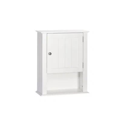 Riverridge Home Riverridge Ashland Single Door Bathroom And Laundry Wall Mount Storage Medicine Cabinet In White