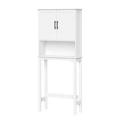Riverridge Home Riverridge Monroe Over The Toilet Spacesaver Bathroom Medicine Storage Cabinet With Adjustable Shelf In White
