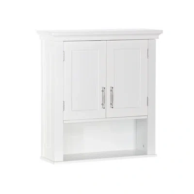 Riverridge Home Riverridge Somerset Two-door Bathroom And Laundry Wall Mount Storage Medicine Cabinet With Open And  In White