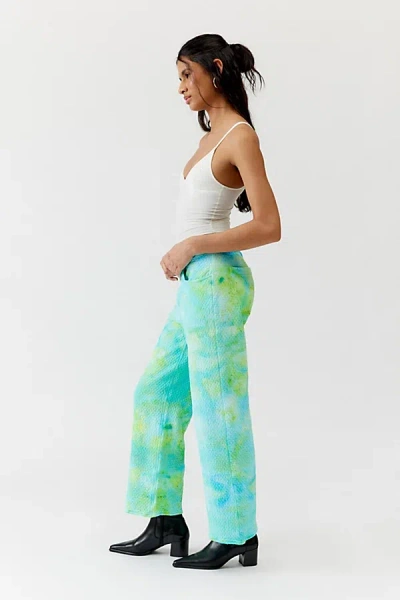 Riverside Tool & Dye Quilted Flare Pant In Sea Glass, Women's At Urban Outfitters