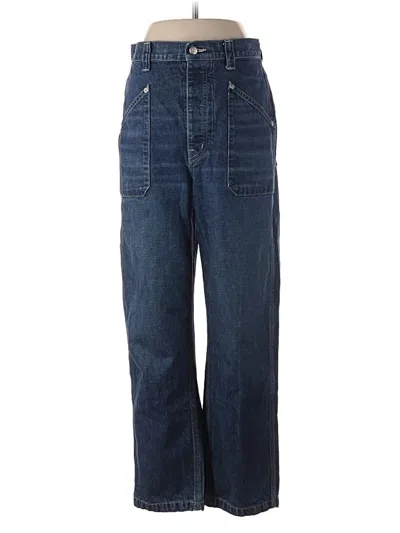 Pre-owned Rivet & Thread Jeans In Blue