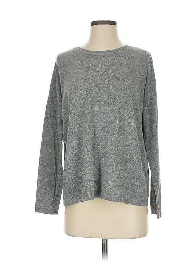 Pre-owned Rivet & Thread Long Sleeve T-shirt In Gray