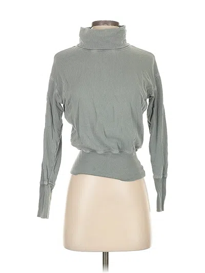 Pre-owned Rivet & Thread Long Sleeve Turtleneck In Gray