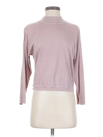 Pre-owned Rivet & Thread Long Sleeve Turtleneck In Pink