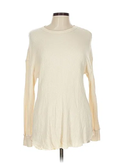 Pre-owned Rivet & Thread Pullover Sweater In White