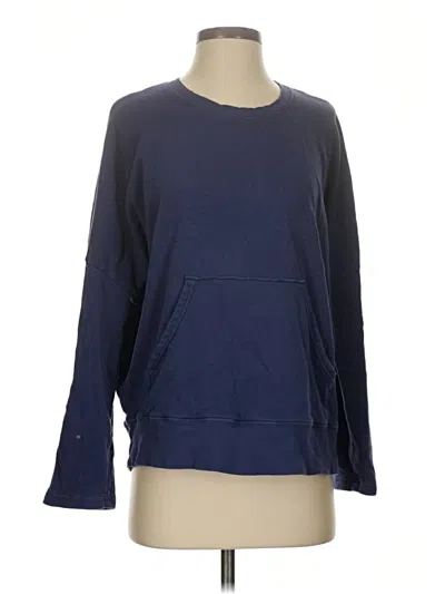 Pre-owned Rivet & Thread Sweatshirt In Blue