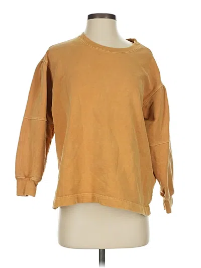 Pre-owned Rivet & Thread Sweatshirt In Brown