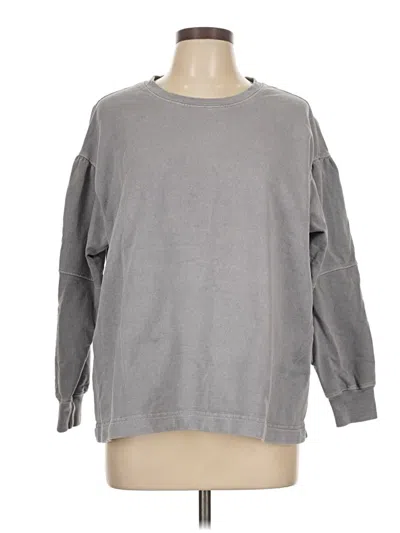 Pre-owned Rivet & Thread Sweatshirt In Gray