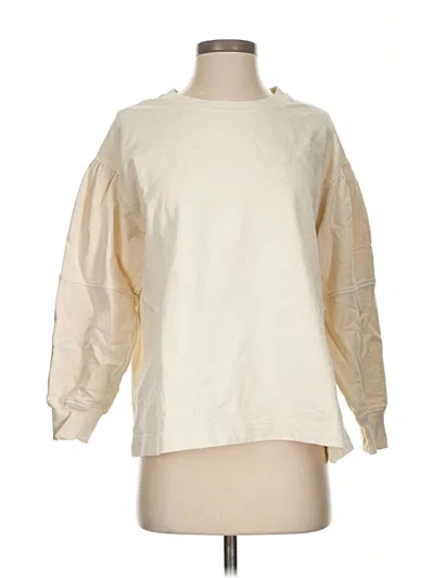 Pre-owned Rivet & Thread Sweatshirt In Ivory