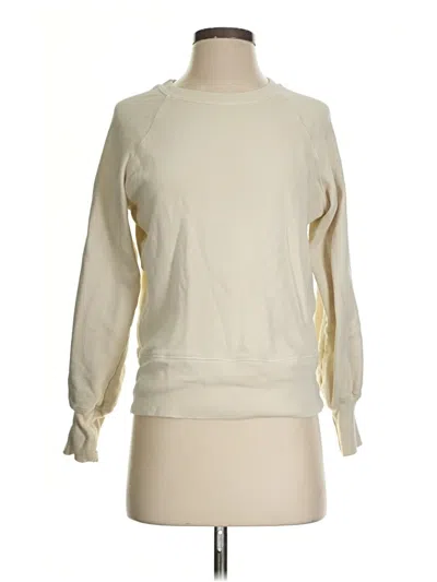 Pre-owned Rivet & Thread Sweatshirt In White