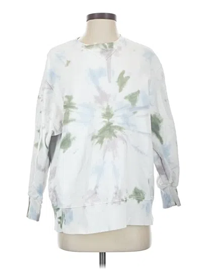 Pre-owned Rivet & Thread Sweatshirt In White