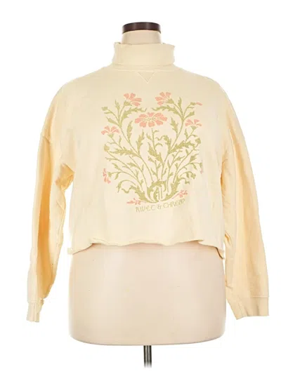 Pre-owned Rivet & Thread Turtleneck Sweater In Ivory