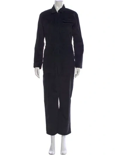 Pre-owned Rivet Utility Corduroy Jumpsuit In Black