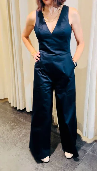 Rivet Utility Free Spirit Jumpsuit In Navy