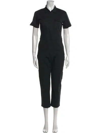 Pre-owned Rivet Utility Jumpsuit In Black