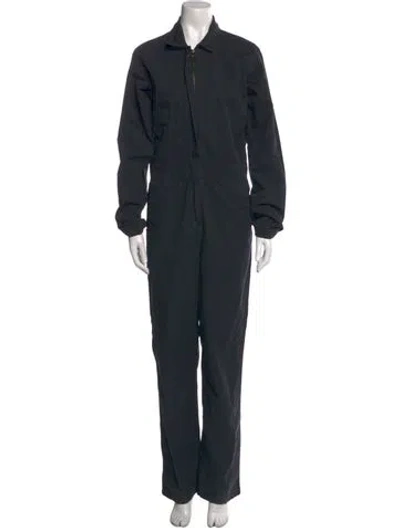 Pre-owned Rivet Utility Jumpsuit In Black