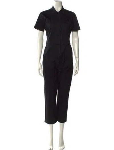 Pre-owned Rivet Utility Jumpsuit In Black