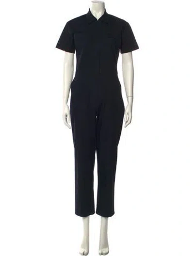 Pre-owned Rivet Utility Jumpsuit In Black