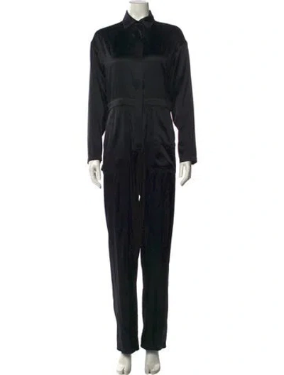 Pre-owned Rivet Utility Jumpsuit In Black