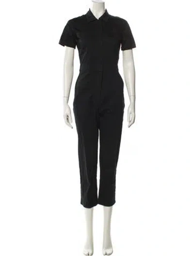 Pre-owned Rivet Utility Jumpsuit In Black