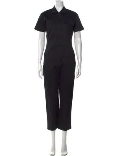 Pre-owned Rivet Utility Jumpsuit In Black