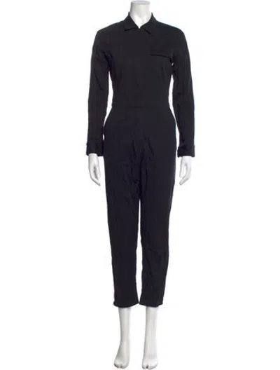 Pre-owned Rivet Utility Jumpsuit In Black
