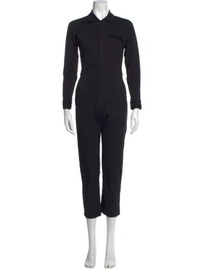 Pre-owned Rivet Utility Jumpsuit In Black