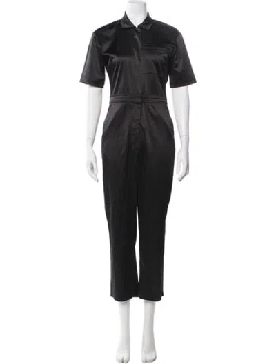 Pre-owned Rivet Utility Jumpsuit In Black