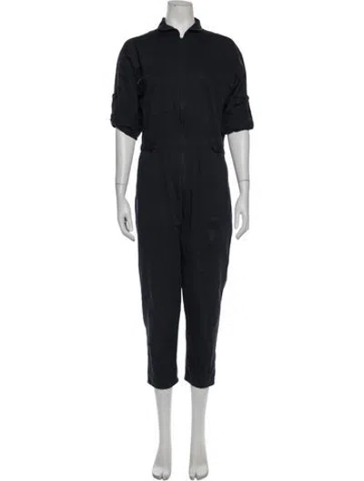 Pre-owned Rivet Utility Jumpsuit In Black