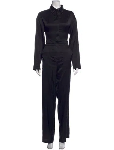 Pre-owned Rivet Utility Jumpsuit In Black