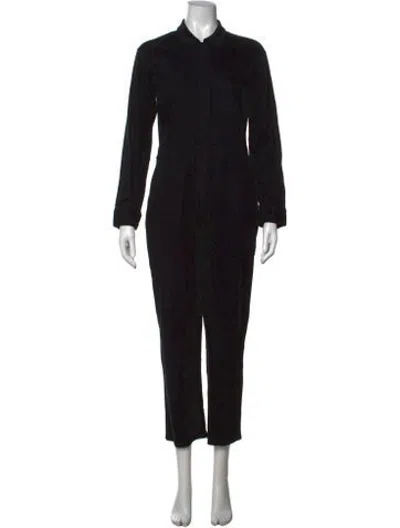 Pre-owned Rivet Utility Jumpsuit In Black