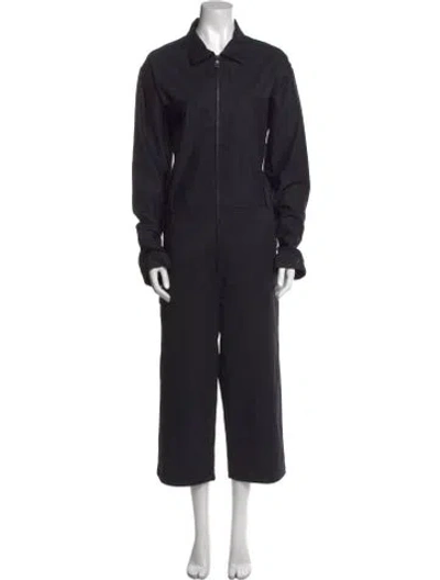 Pre-owned Rivet Utility Jumpsuit In Blue