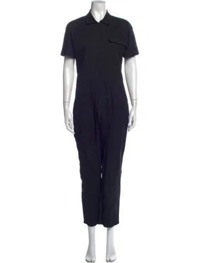 Pre-owned Rivet Utility Jumpsuit In Blue
