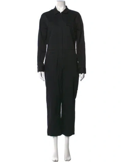 Pre-owned Rivet Utility Jumpsuit In Blue