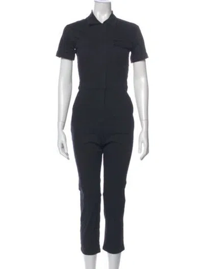 Pre-owned Rivet Utility Jumpsuit In Gray