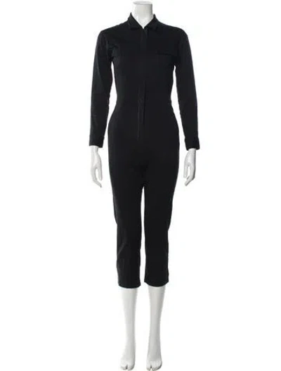 Pre-owned Rivet Utility Jumpsuit In Gray