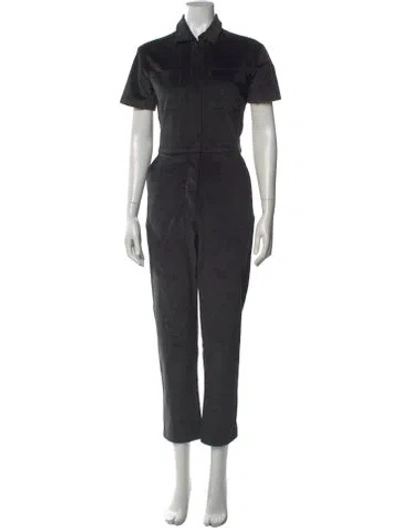 Pre-owned Rivet Utility Jumpsuit In Gray