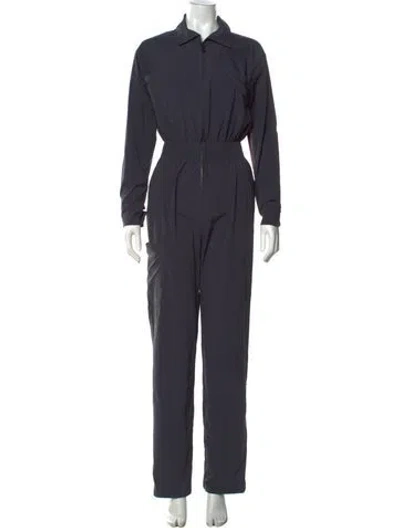 Pre-owned Rivet Utility Jumpsuit In Gray
