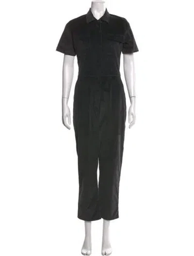 Pre-owned Rivet Utility Jumpsuit In Grey