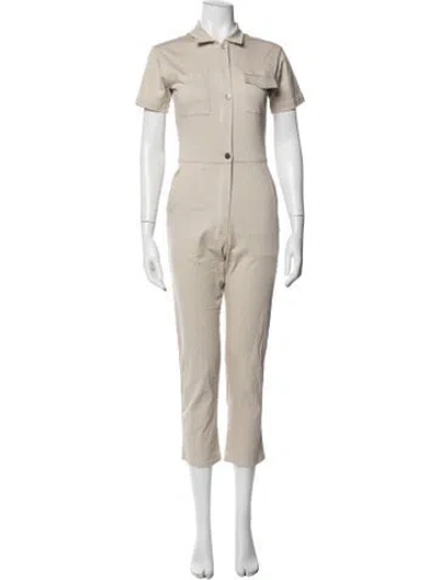 Pre-owned Rivet Utility Jumpsuit In Grey